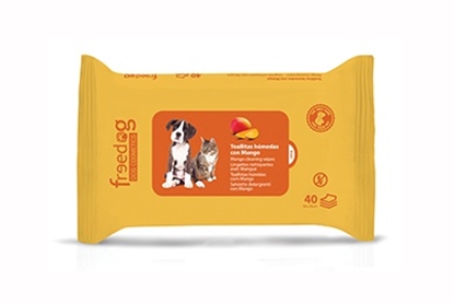 Picture of Freedog Mango Cleansing Wipes for Dogs and Cats